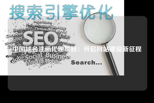 中国域名注册代理项目：开启网站建设新征程