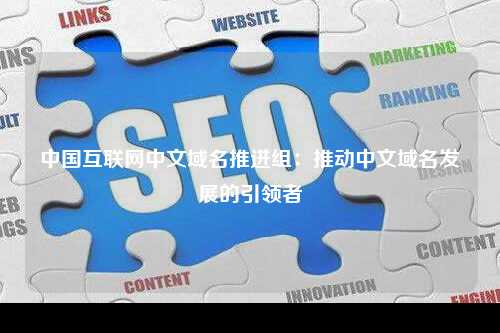 中国互联网中文域名推进组：推动中文域名发展的引领者